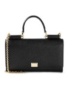 Dolce & Gabbana Mini 'von' Wallet Crossbody Bag, Women's, Black, Leather