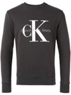 Calvin Klein Jeans - Logo Print Jumper - Men - Cotton - Xl, Grey, Cotton