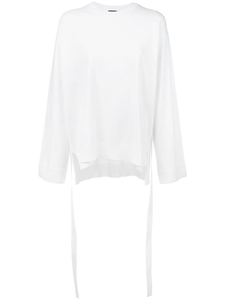 Joseph Flared Sleeves Blouse, Size: Xs, White, Cotton