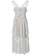 Marissa Webb Polka Dot Layered Dress - Nude & Neutrals