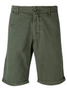 Woolrich - Bermuda Shorts - Men - Cotton/polyester - 33, Green, Cotton/polyester