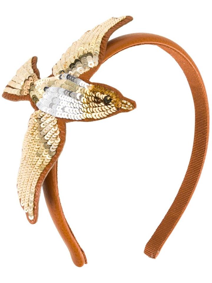 Red Valentino Sequin Bird Headband