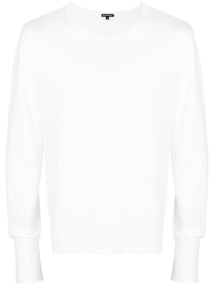 Ann Demeulemeester Long Sleeve T-shirt - White