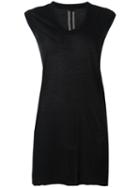 Rick Owens Scoop Neck T-shirt, Women's, Size: 40, Black, Cotton