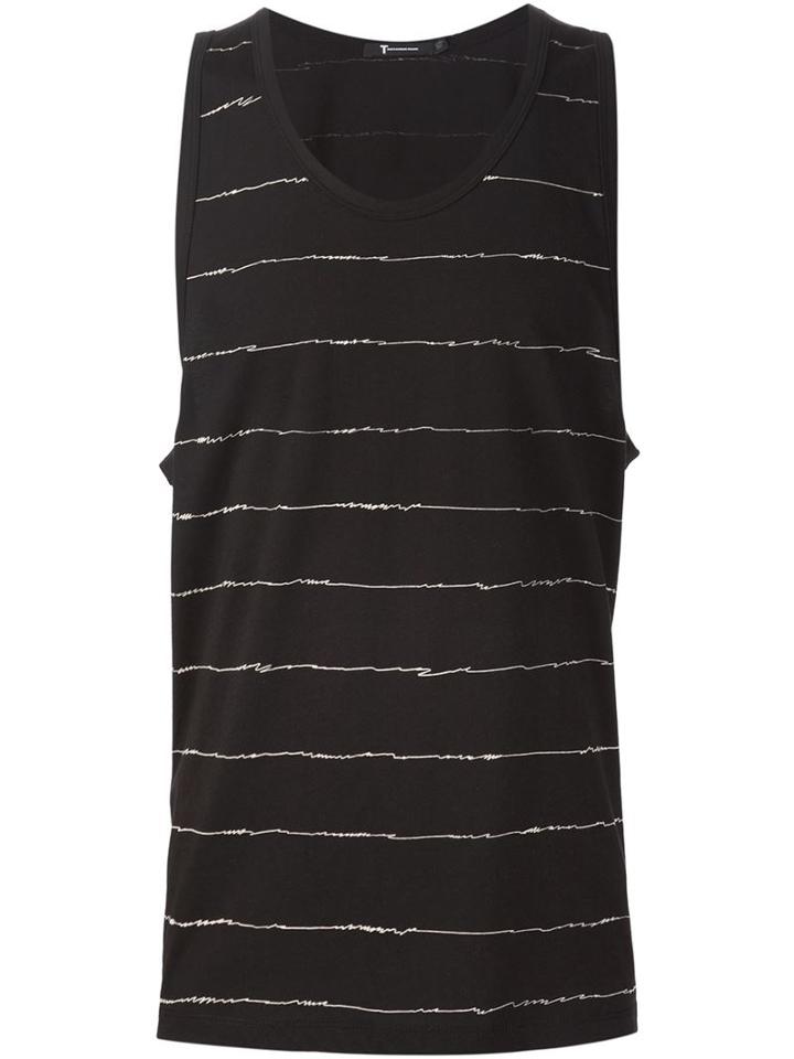 T By Alexander Wang Scribble Print Vest
