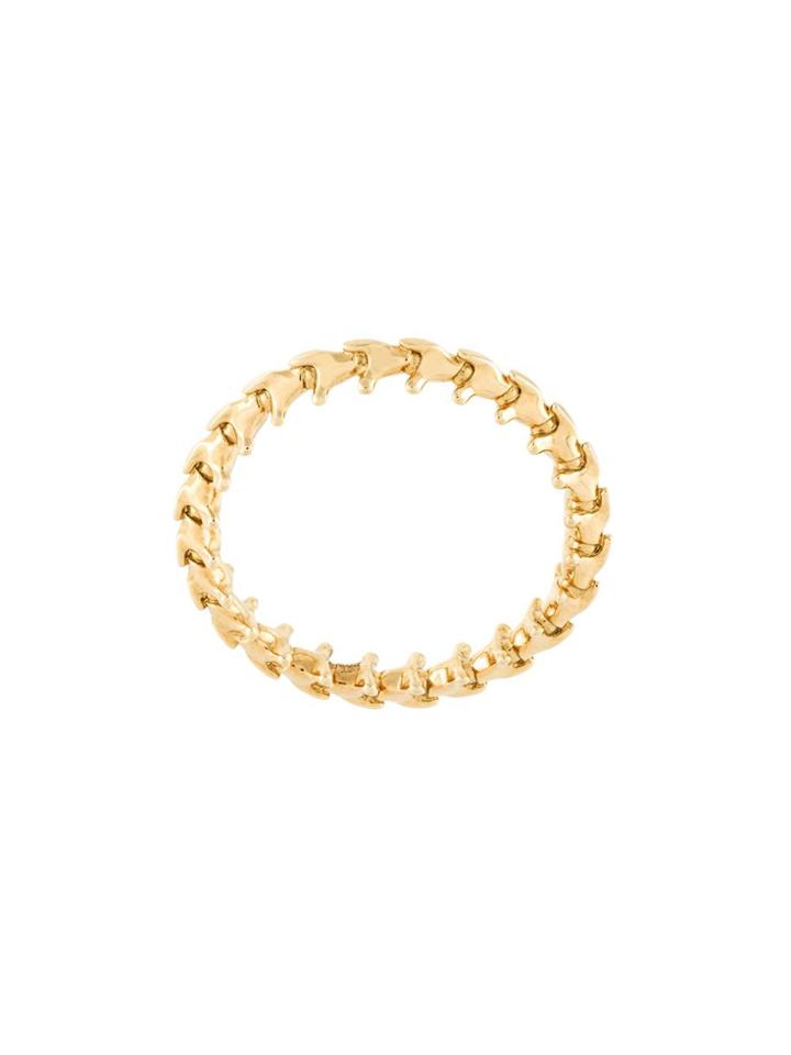 Shaun Leane 18kt Yellow Gold 'serpent's Trace' Ring - Yellow & Orange
