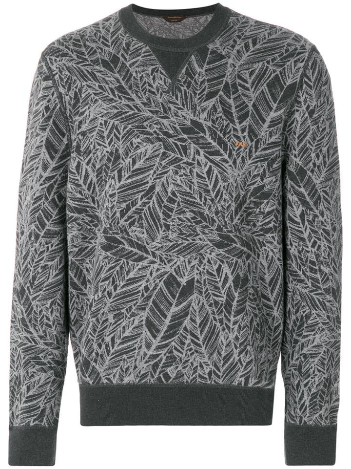 Ermenegildo Zegna Couture Long Sleeve Intarsia Jumper - Grey