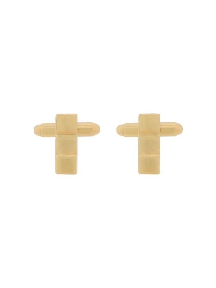 Northskull Layers Cufflinks - Gold