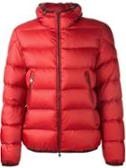 Moncler Hooded Padded Jacket, Men's, Size: 3, Red, Nylon/goose Down/feather