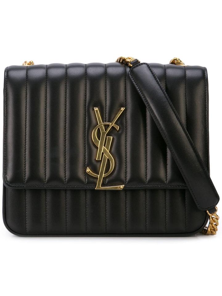 Saint Laurent Nikki Medium Shoulder Bag - Black