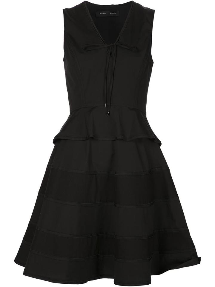 Proenza Schouler Flared Peplum Dress