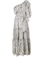 Lisa Marie Fernandez One Shoulder Maxi Dress - White