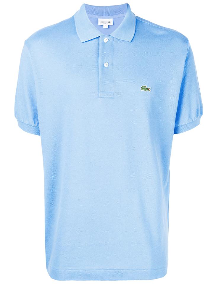 Lacoste Logo Embroidered Polo Shirt - Blue