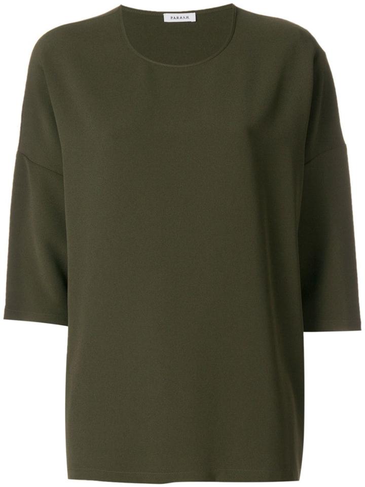 P.a.r.o.s.h. Boxy T-shirt - Green