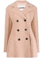 Jil Sander Loose-fit Double-breasted Coat - Pink