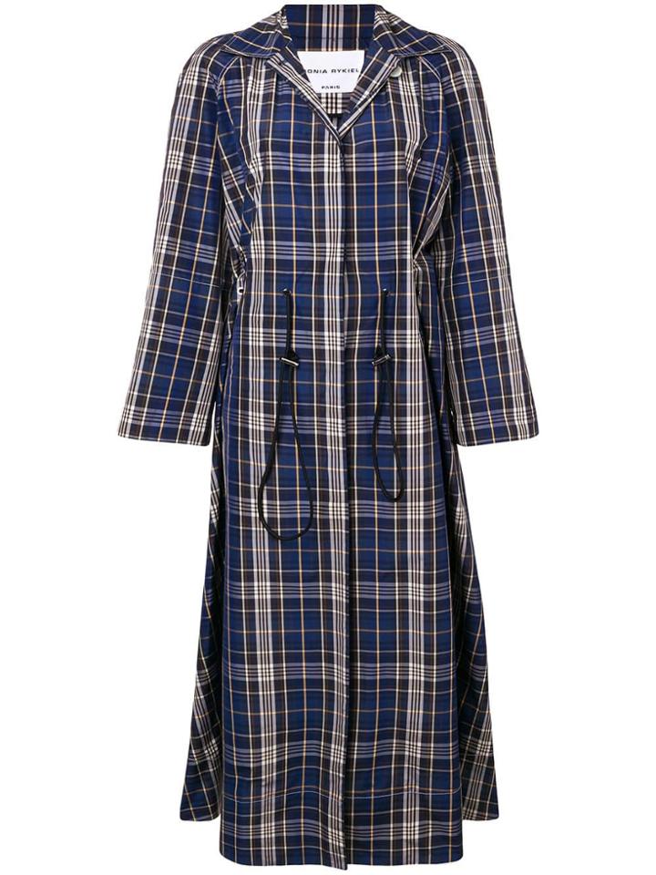 Sonia Rykiel Manteau Trench Coat - Blue