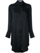Astraet - Long Shirt - Women - Cupro - One Size, Black, Cupro