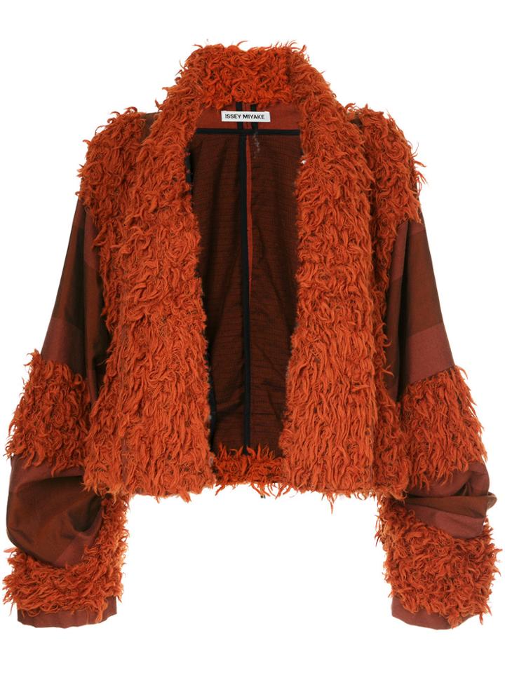 Issey Miyake Vintage Tonal Striped Jacket - Yellow & Orange