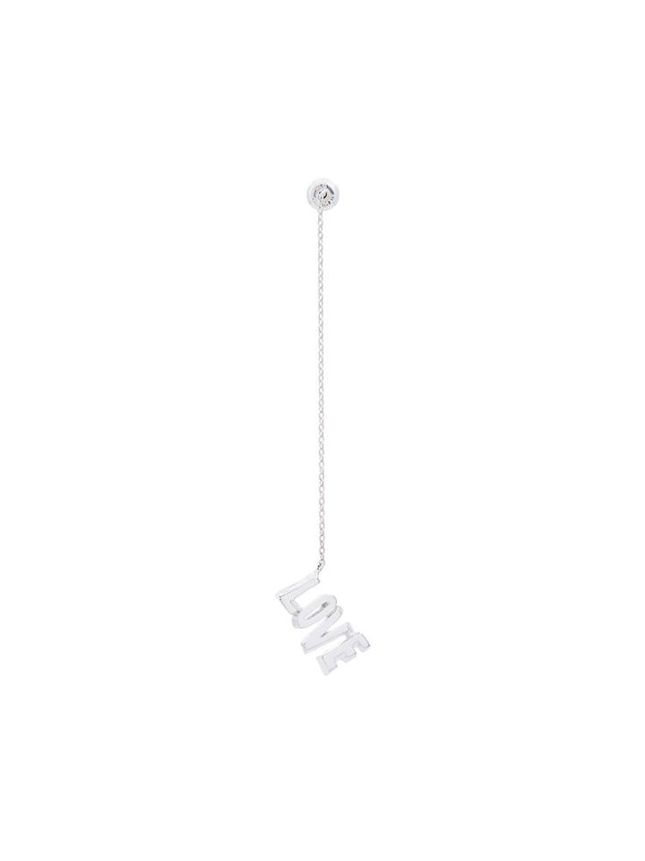 E.m. Chain Earring - Metallic