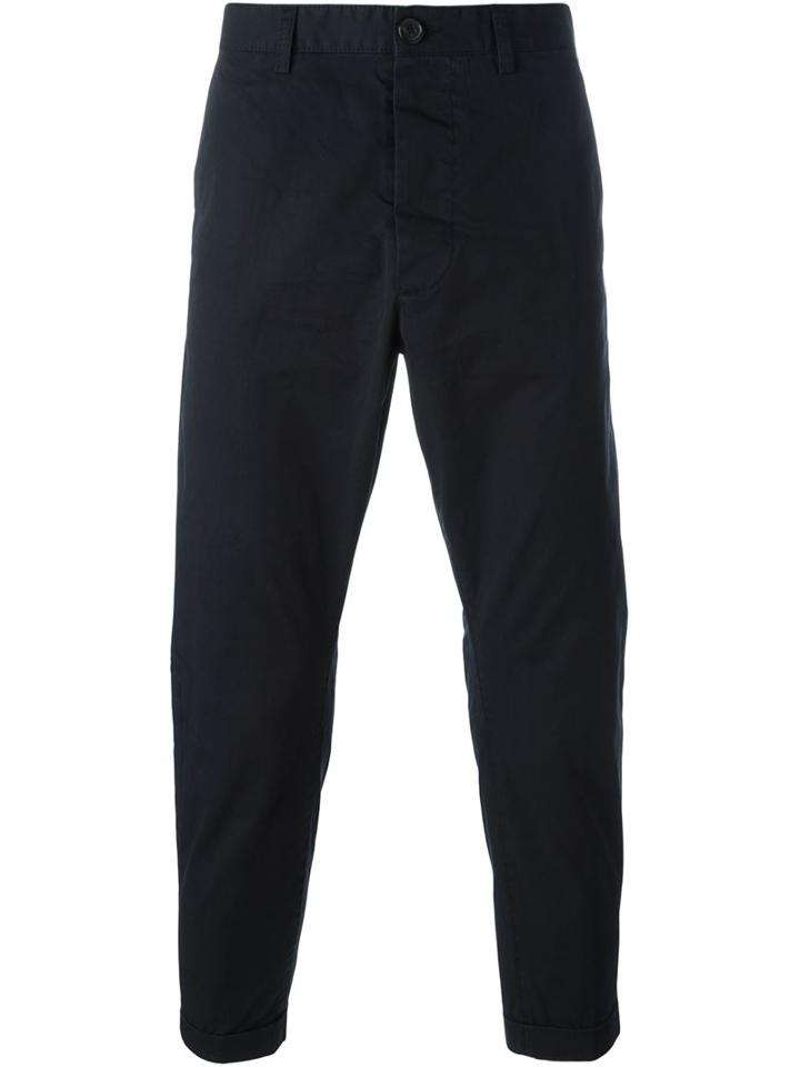 Dsquared2 Chino Trousers, Men's, Size: 50, Blue, Cotton