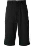 Junya Watanabe Comme Des Garçons Man Bermuda Shorts, Men's, Size: Large, Black, Polyester/cotton