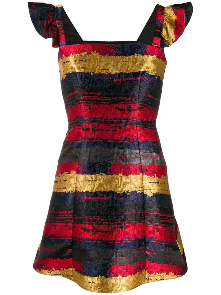 Three Floor Bardot Dress - Red