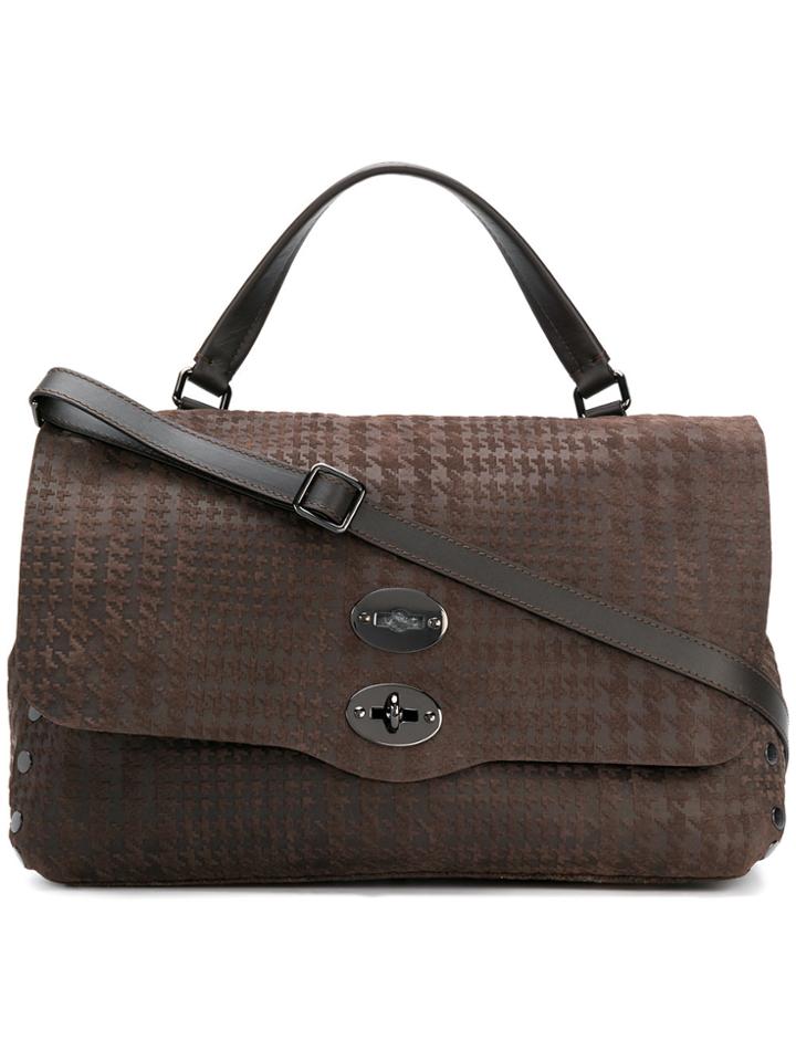Zanellato Flip Lock Tote - Brown