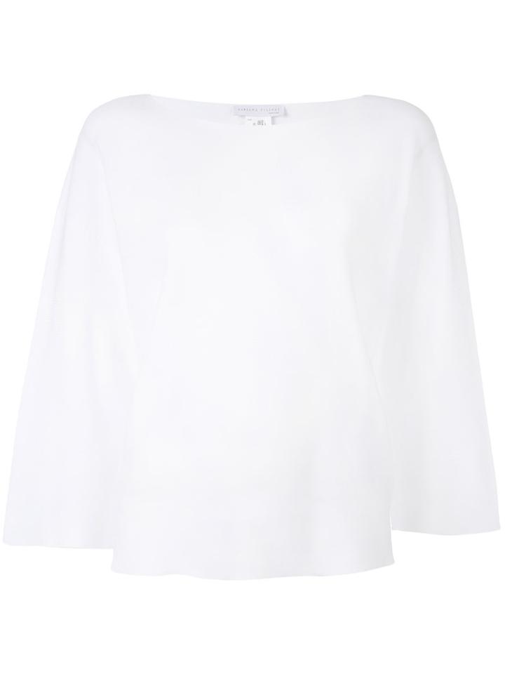 Fabiana Filippi Three-quarters Sleeve Jumper, Women's, Size: 44, White, Cotton