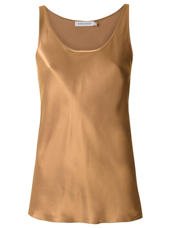 Gloria Coelho Sleeveless Blouse - Brown
