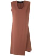 Gloria Coelho Asymmetric Dress - Brown