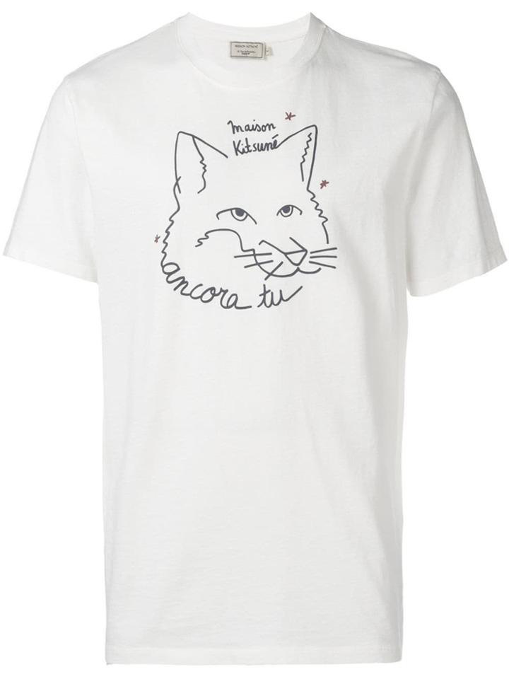 Maison Kitsuné Ancora Tu T-shirt - White