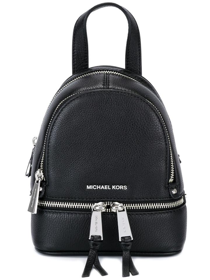 Michael Michael Kors Small 'rhea' Backpack - Black