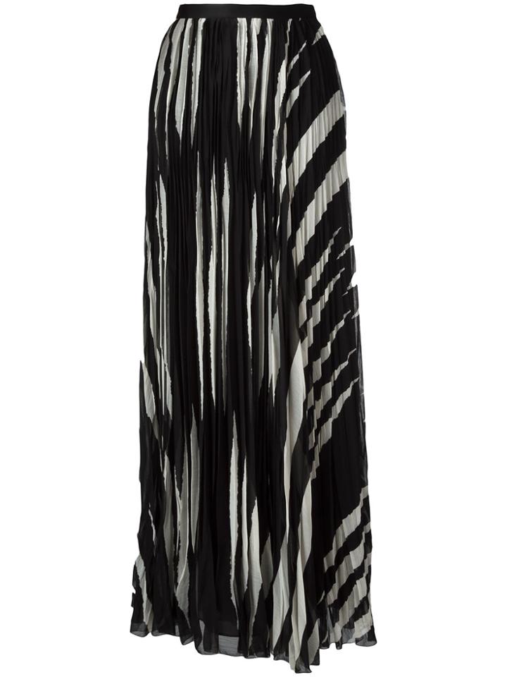 Tory Burch Pleated Maxi Skirt - Black