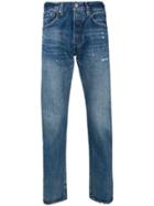 Levi's: Made & Crafted 501 Tapered Jeans - Blue