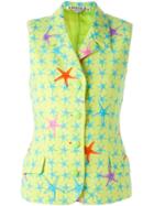 Versace Pre-owned Starfish Print Vest - Green