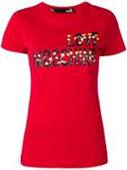 Love Moschino Cheerleader Doll Logo T-shirt - Red