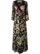Etro Floral Print Maxi Dress