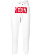 Dsquared2 Icon Track Pants - White