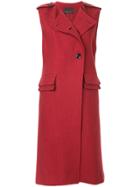 Ginger & Smart Virtual Vest Coat - Red