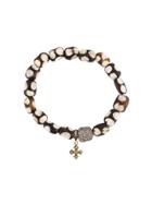 Loree Rodkin Beaded Diamond Charm Bracelet - Black