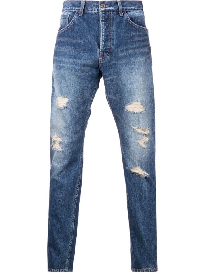 Clothsurgeon Distressed Jeans, Men's, Size: 29, Blue, Cotton