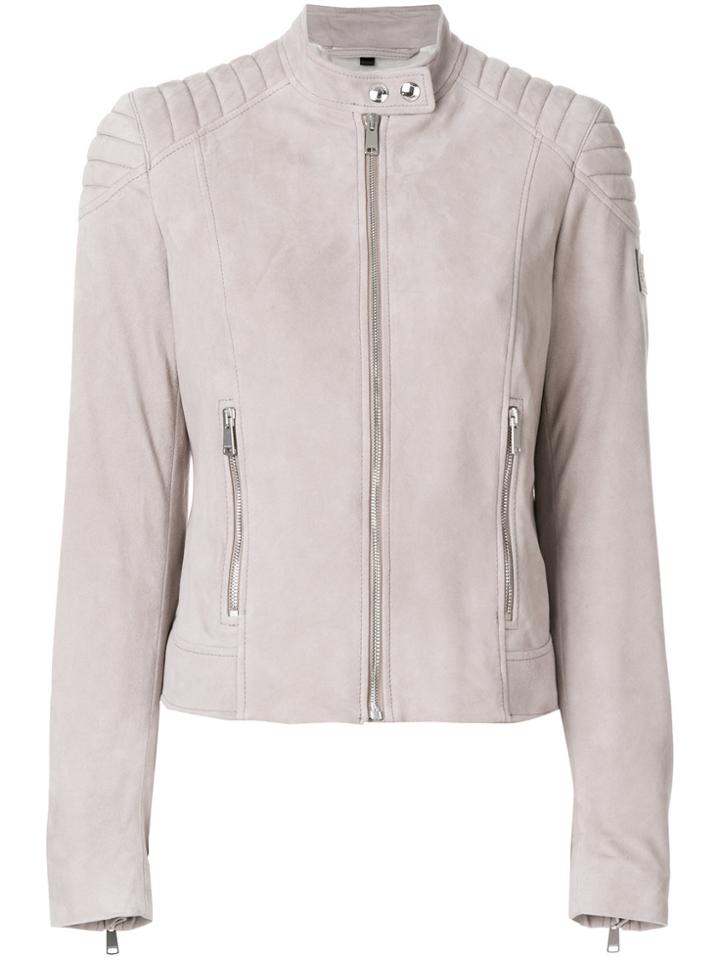Belstaff Mollison Leather Jacket - Nude & Neutrals