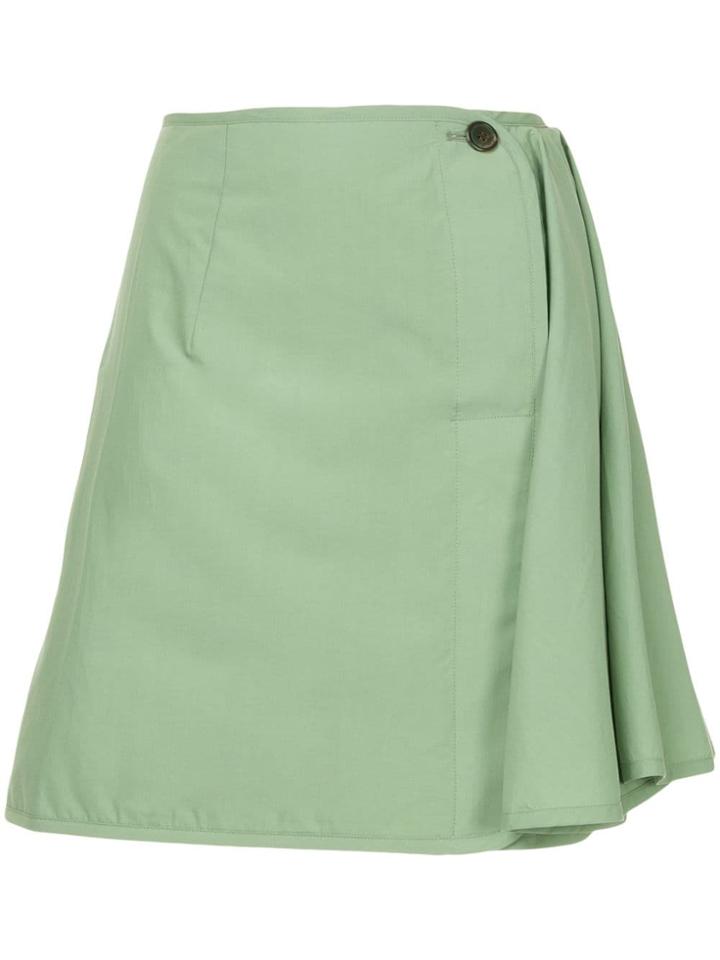 Aalto Straight Mini Skirt - Green
