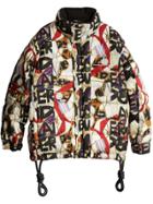 Burberry Graffiti Print Puffer Jacket - Multicolour