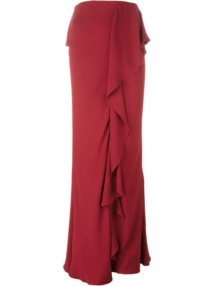 Alexander Mcqueen Ruffled Maxi Skirt