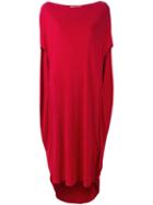 Chalayan Cocoon Dress, Women's, Size: 42, Red, Acetate/polyamide