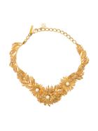 Oscar De La Renta Pearl Burst Necklace - Metallic