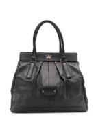 Balenciaga Pre-owned 2000's Twist Fastening Tote Bag - Black