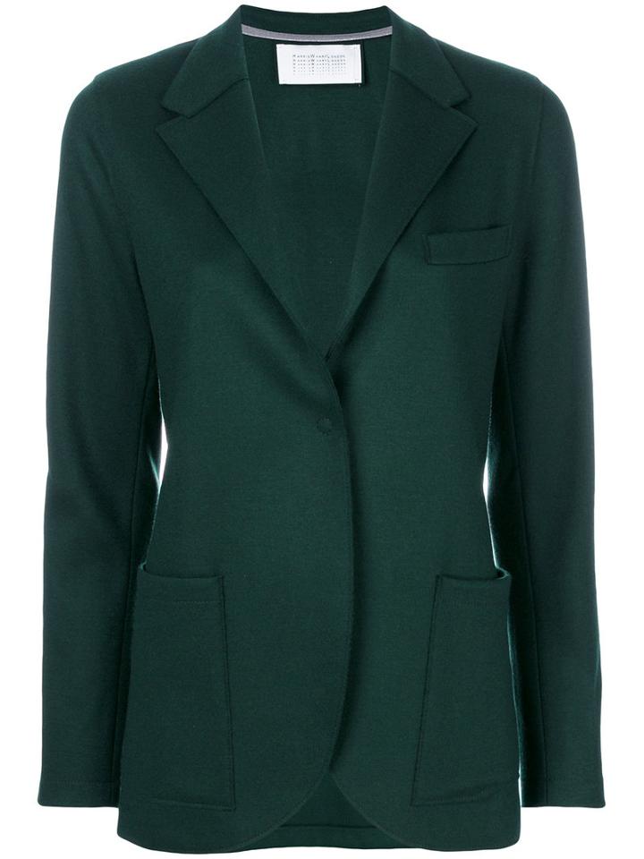 Harris Wharf London - Blazer Jacket - Women - Virgin Wool - 44, Green, Virgin Wool