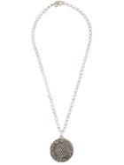 John Galliano Vintage Pendant Chain Necklace - Grey